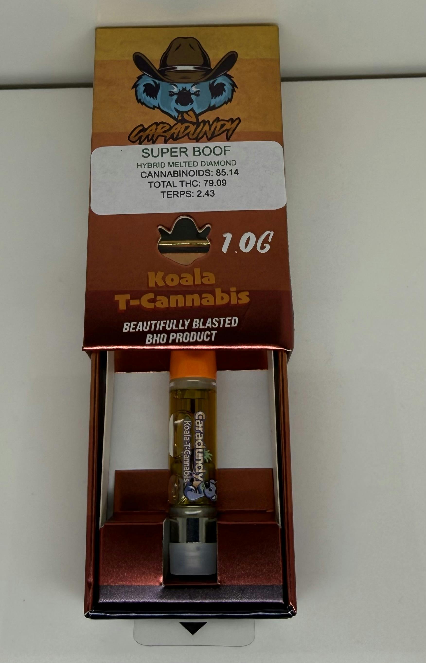 Super Boof 1g Cartridge 79.09% THC by Caradundy