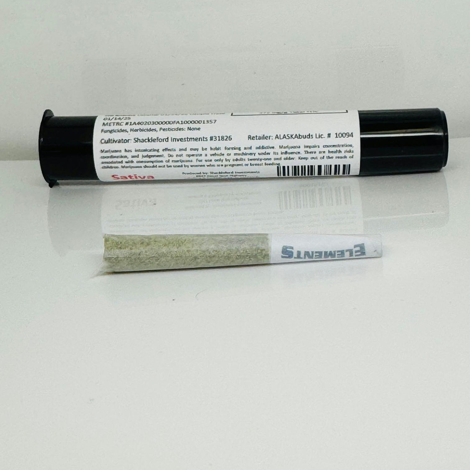 Sloppy Box 2 Pack 0.5g Joints 28.85% THC by Redoubt Reefer