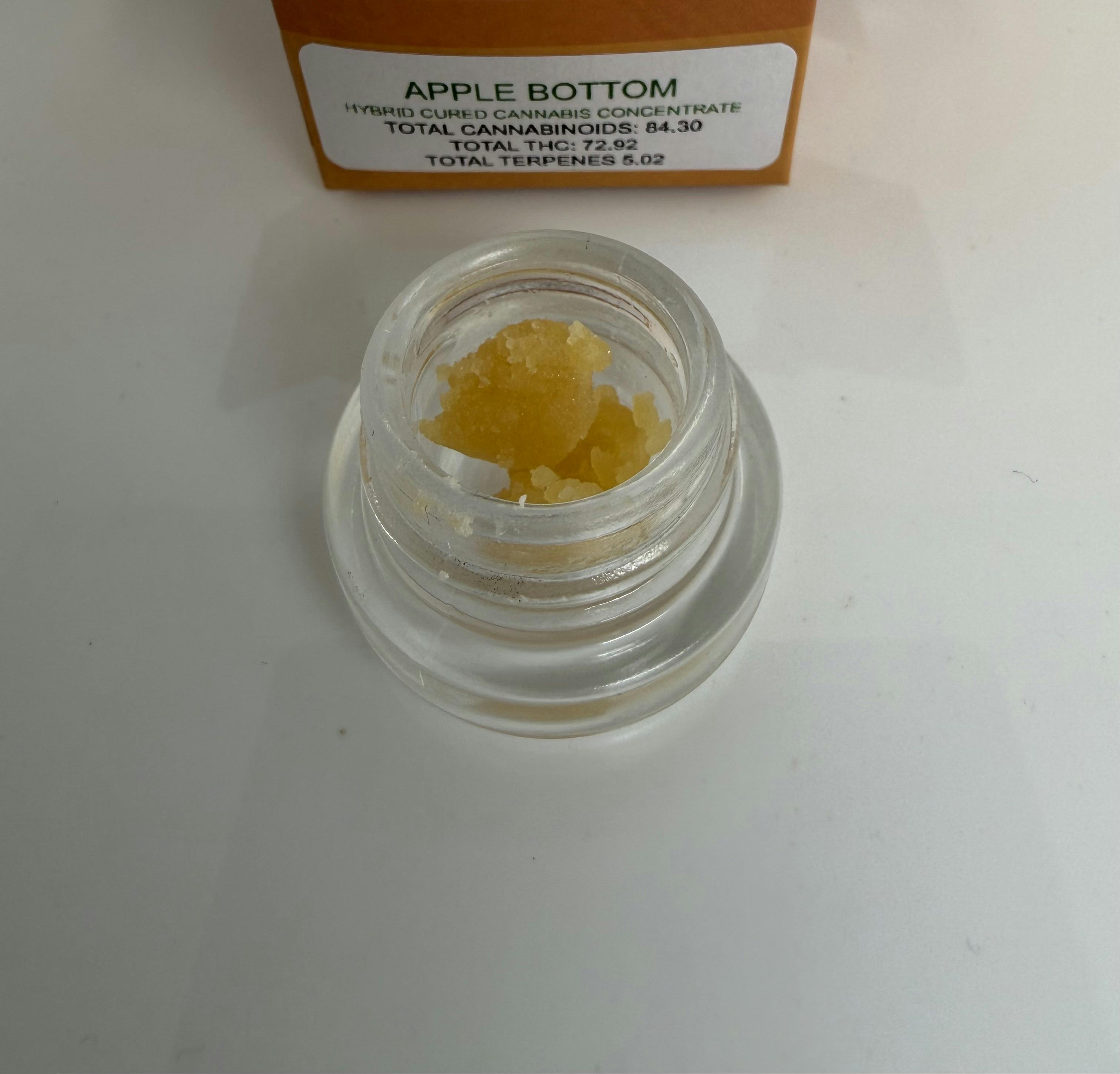 Apple Bottom 1g Sugar 72.92% THC by Caradundy