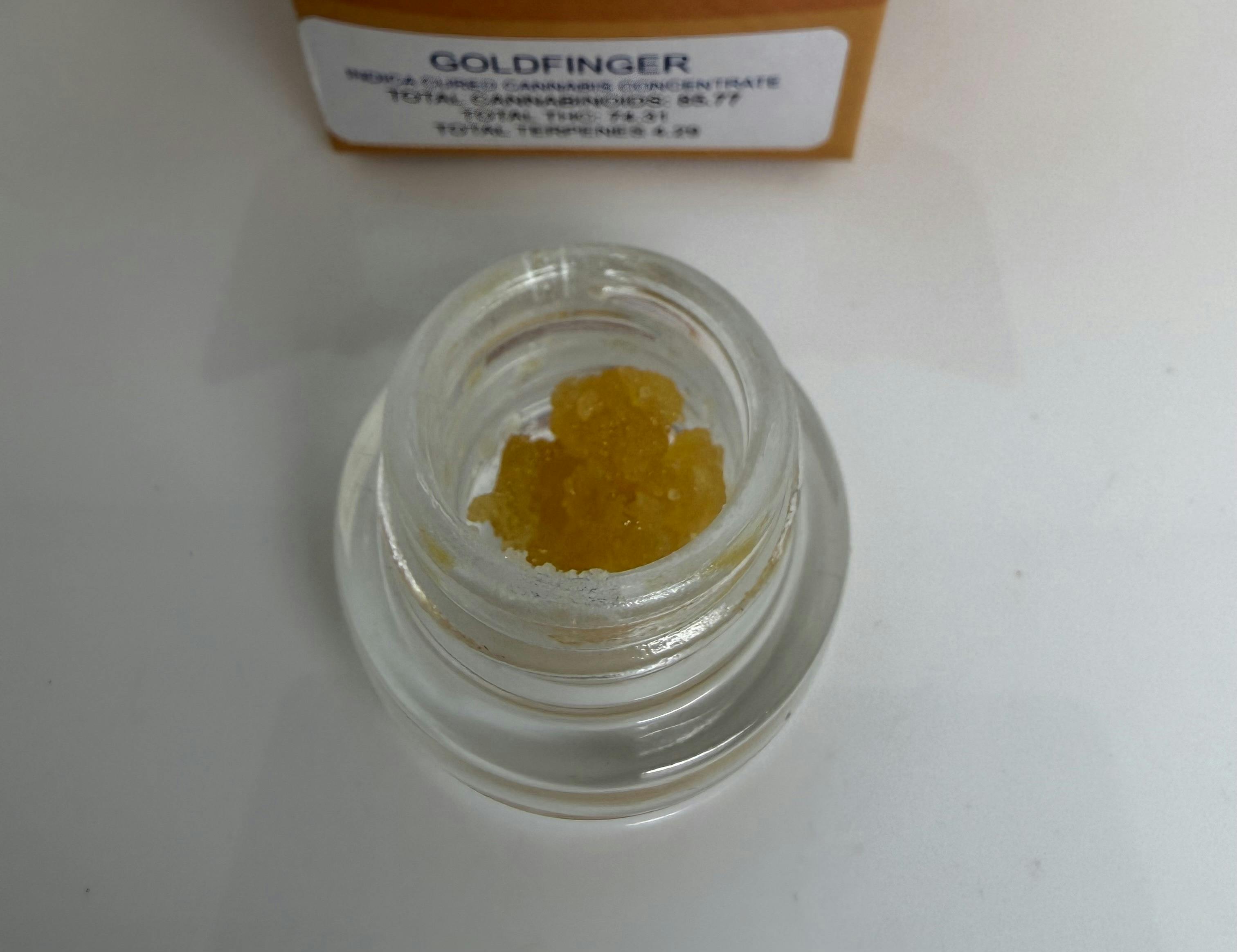 Goldfinger 1g Sugar 74.31% THC by Caradundy