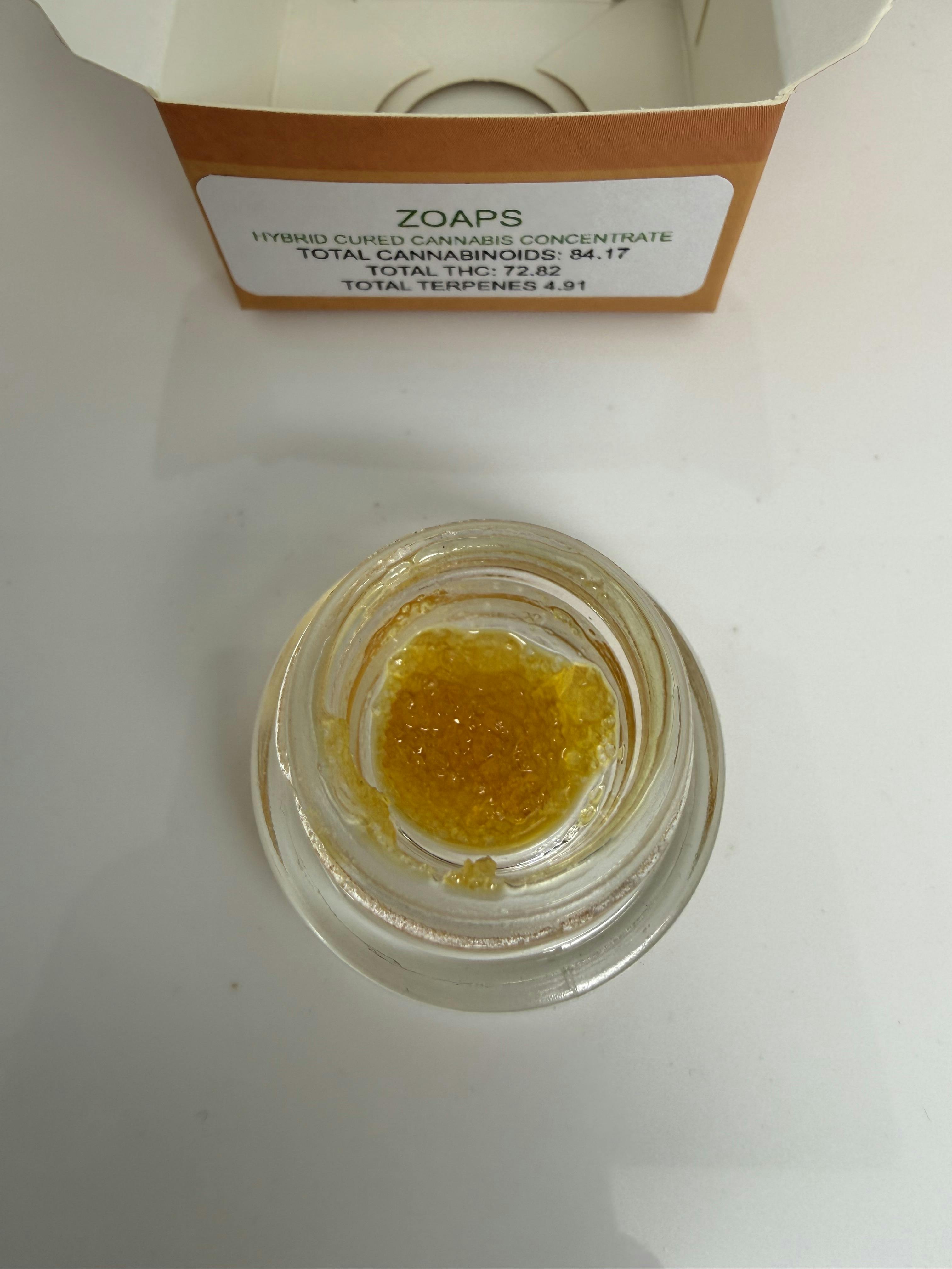Zoaps 1g Sugar 72.82% THC by Caradundy