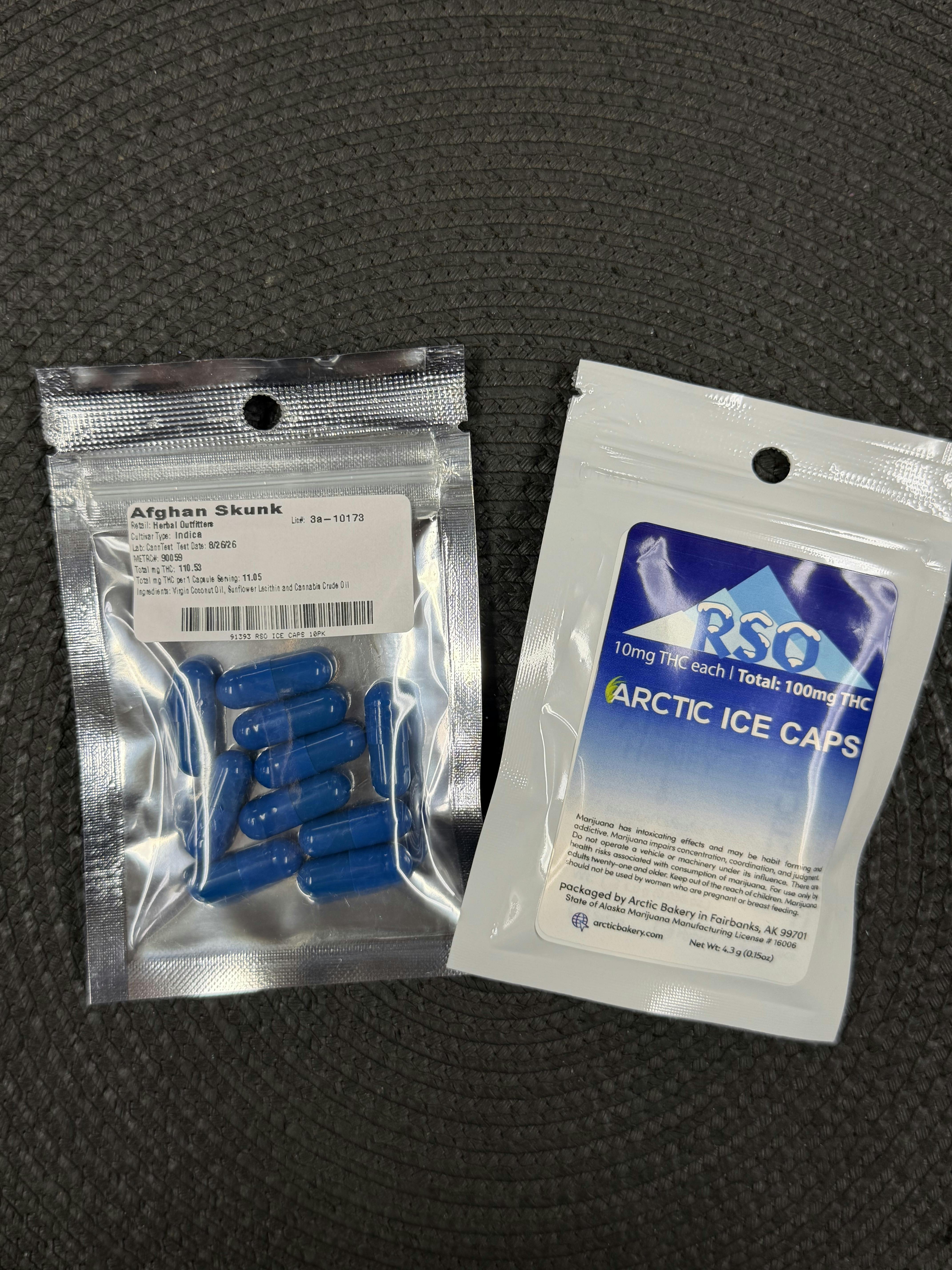 RSO Indica Capsules - Afghan Skunk