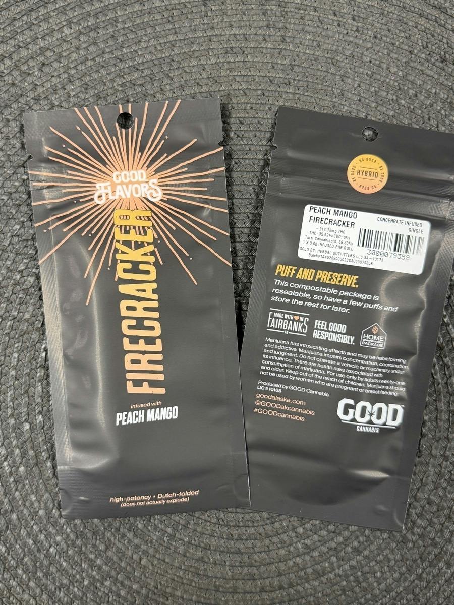 Firecracker - Peach Mango - Infused Pre Roll