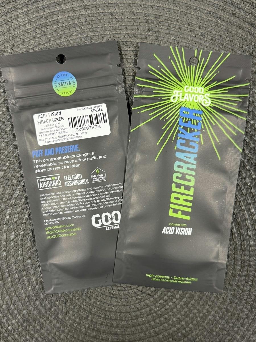 Firecracker - Acid Vision - Infused Pre Roll