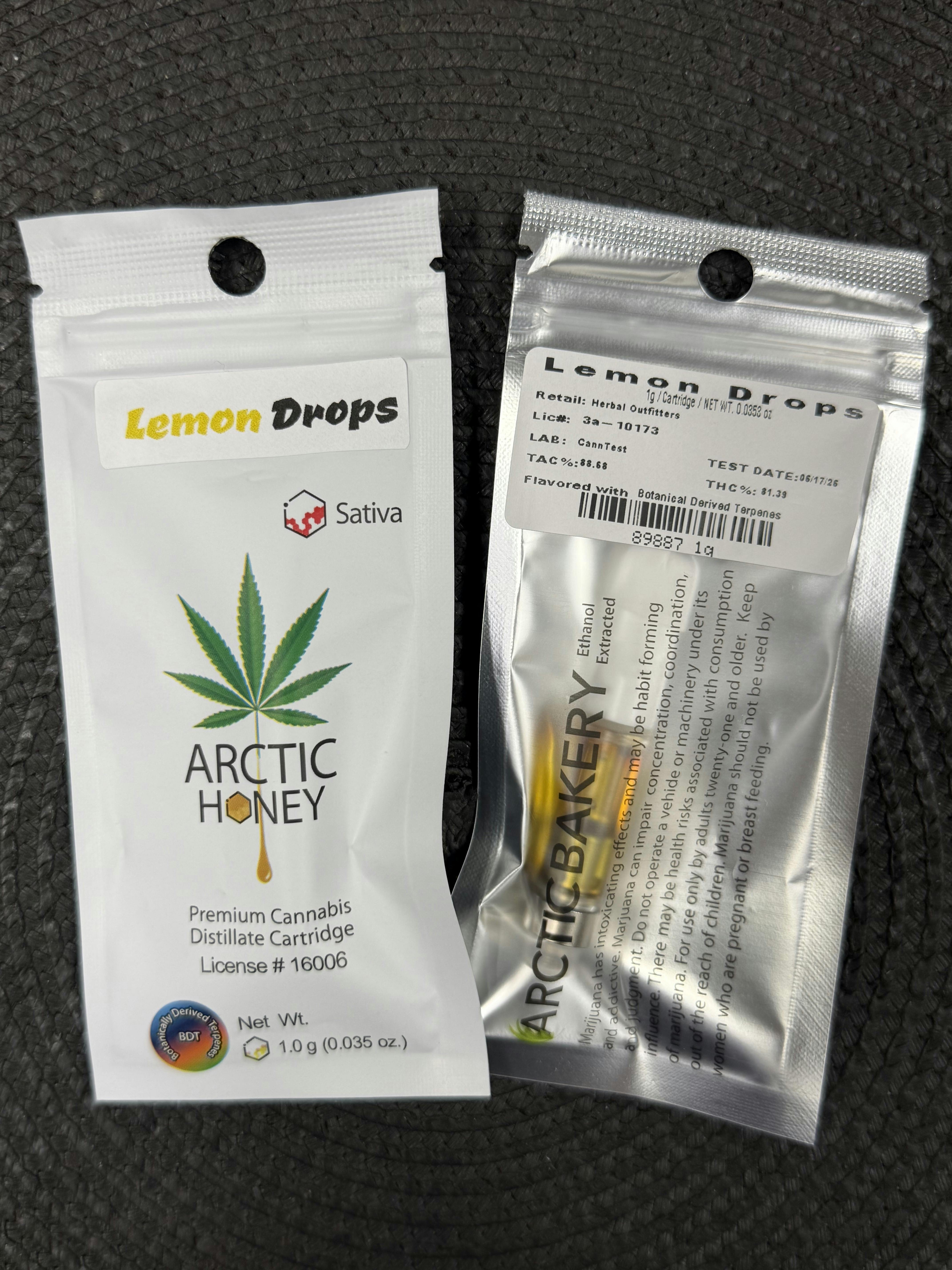 Lemon Drops – Distillate – Cartridge – 1g