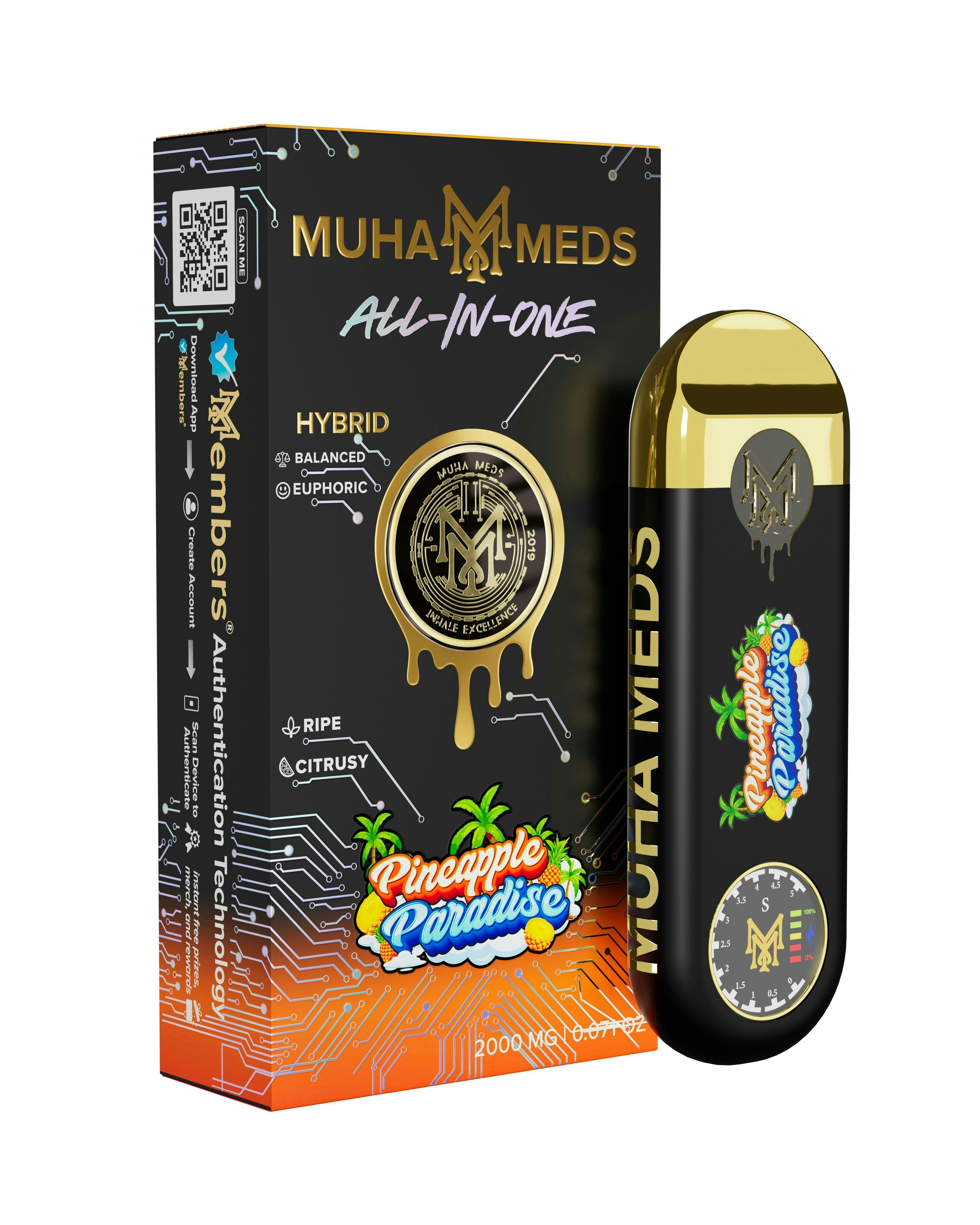 Pineapple Paradise | Disposable | 2g by Muha Meds