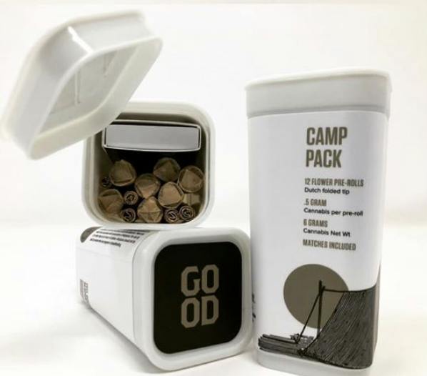 Camp Pack - OG-18 (hyb) | 12pk .5g Flower Prerolls | 24.41%THC | GOOD Cannabis