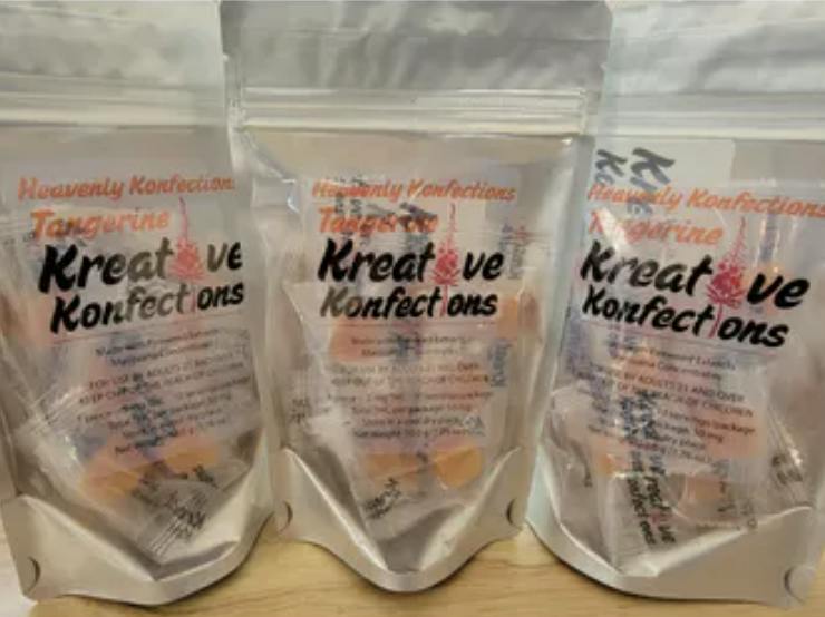 Tangerine Heavenly Konfections | Sativa | 100mg | 10pk