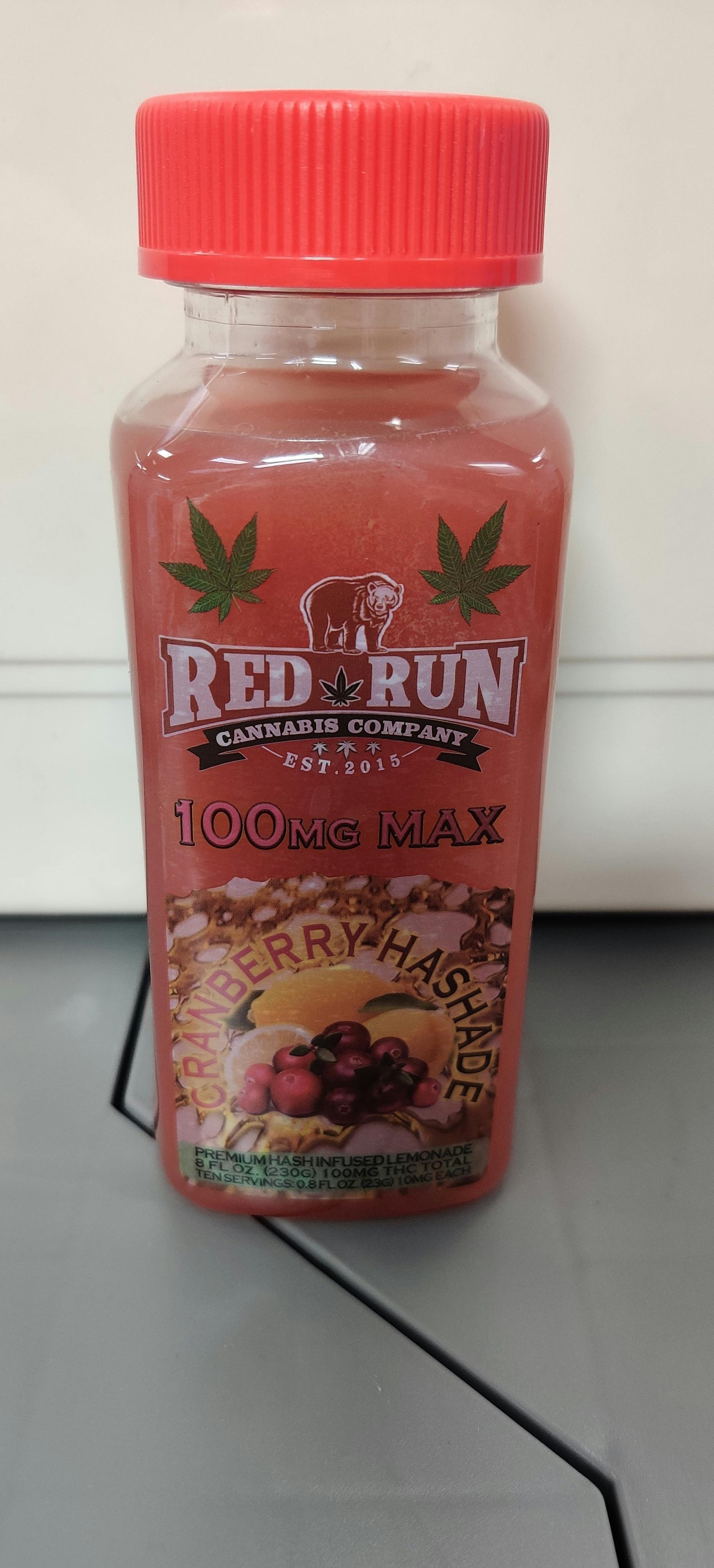 Red Run - Hashade Cranberry 100mg
