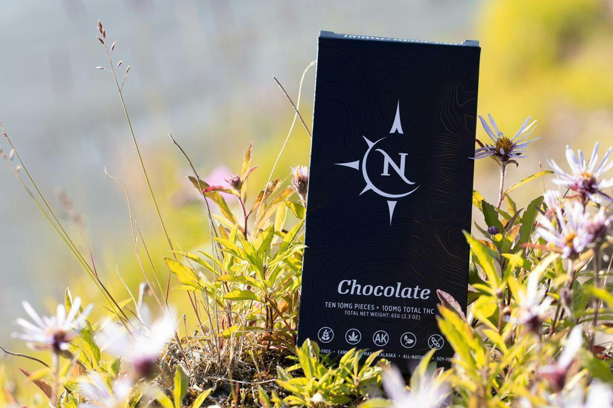 Milk Chocolate 1:1 (sativa) | 10pc Chocolate Bar | 100mgTHC | North Infusions