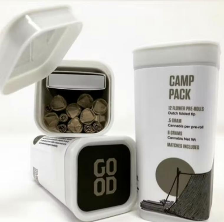 Camp Pack - Blaze Orange (hyb) | 12pk .5g Flower Prerolls | 24.65%THC | GOOD Cannabis