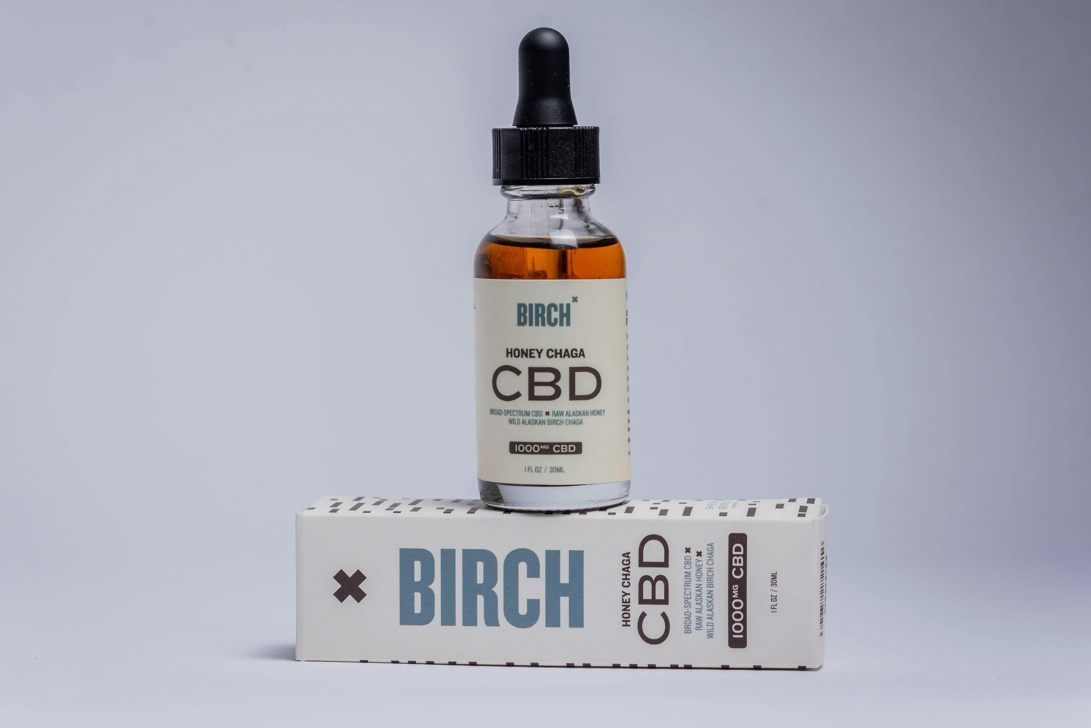 CBD Honey Chaga | CBD Tincture | 1000mgCBD | Birch Alaskan Naturals