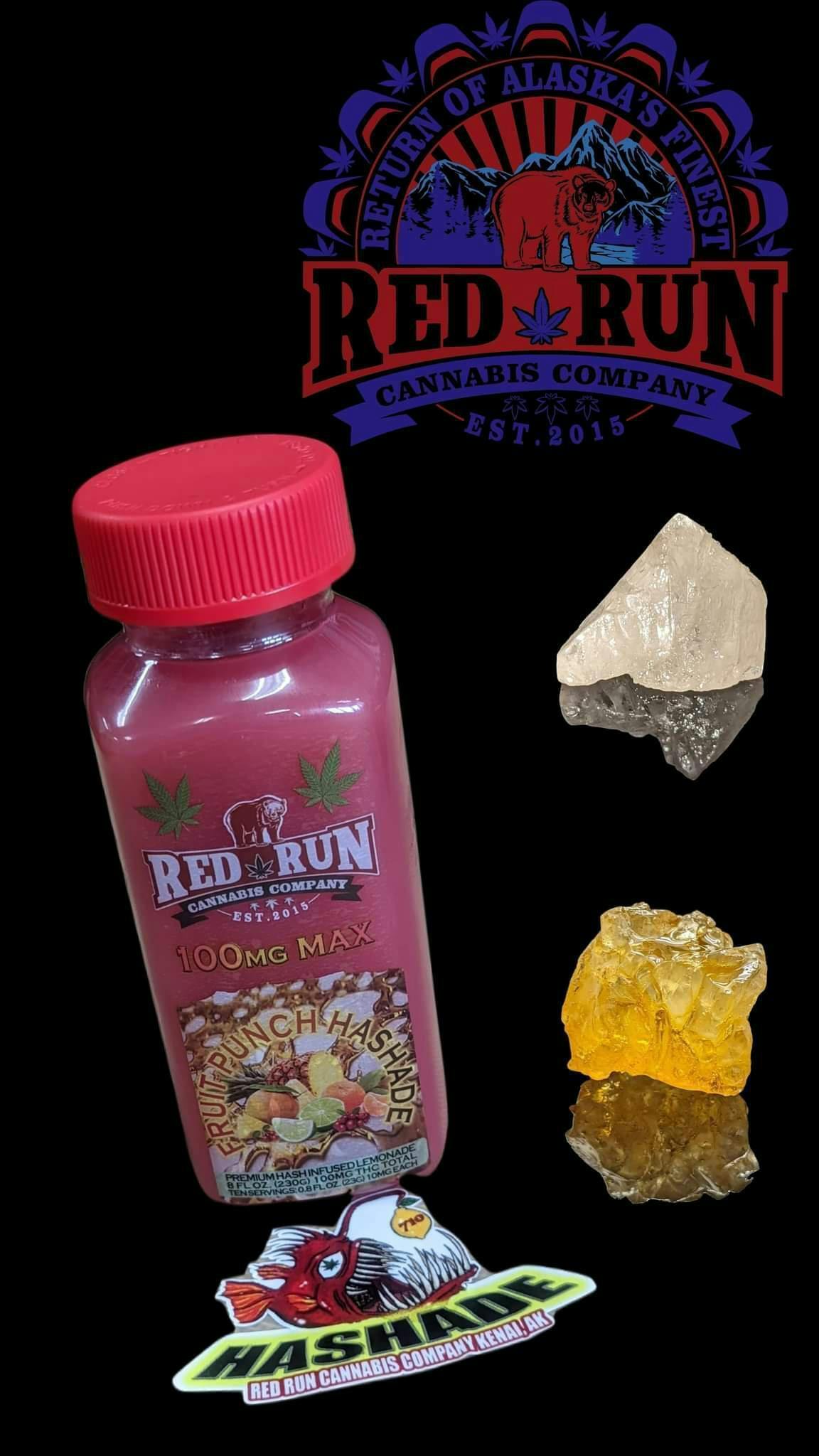 Red Run - Hashade Fruit Punch 100mg