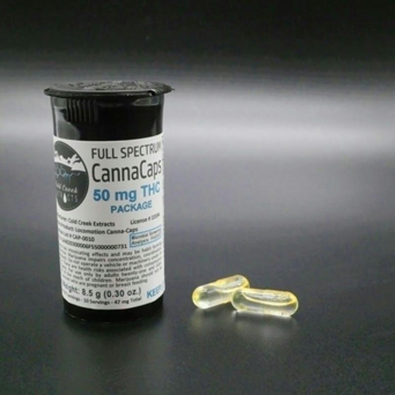 Cold Creek Canna Caps | 100mgTHC