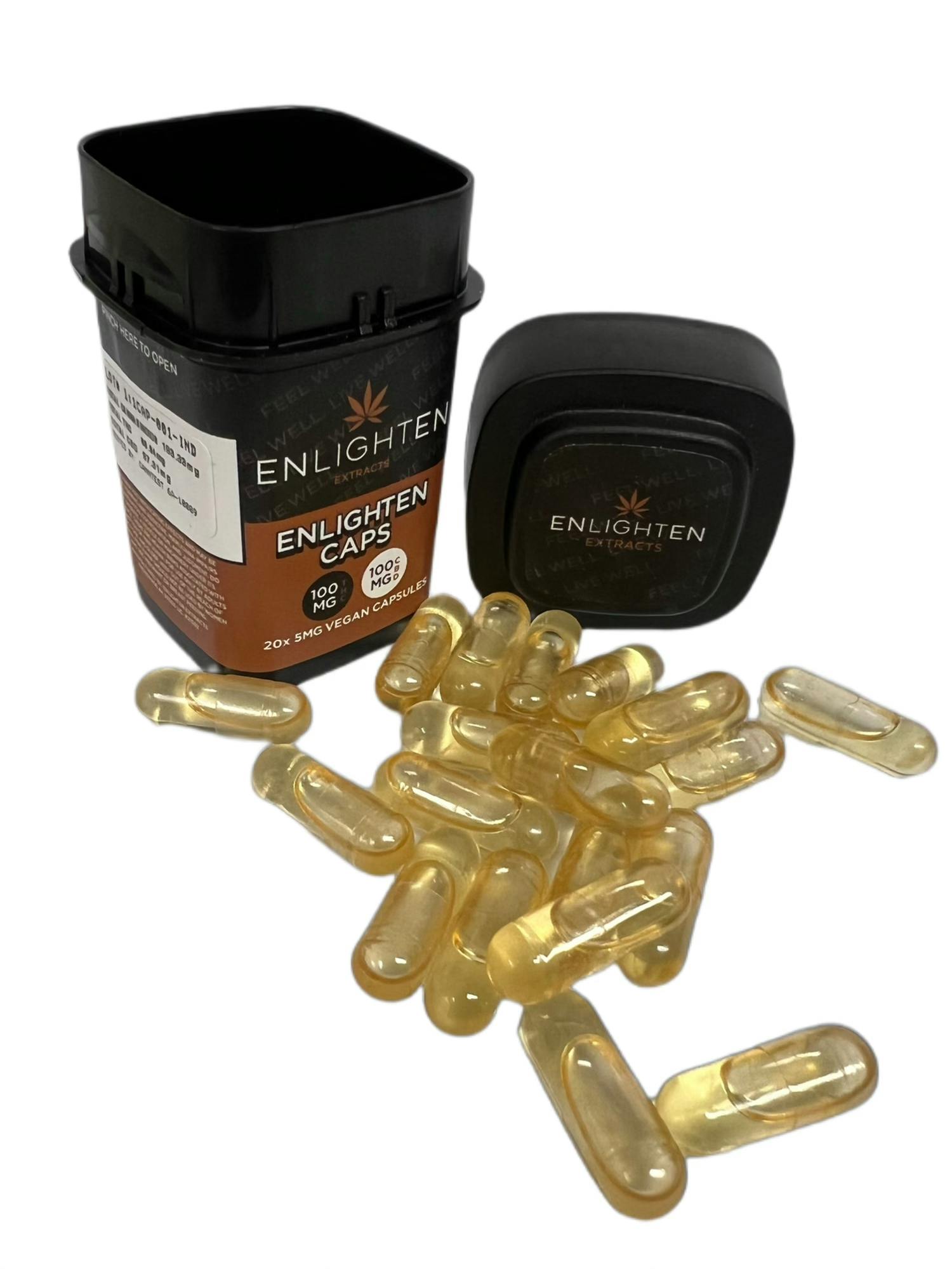 Vegan Sativa 1:1 Capsules - 20 Capsules - 100mg