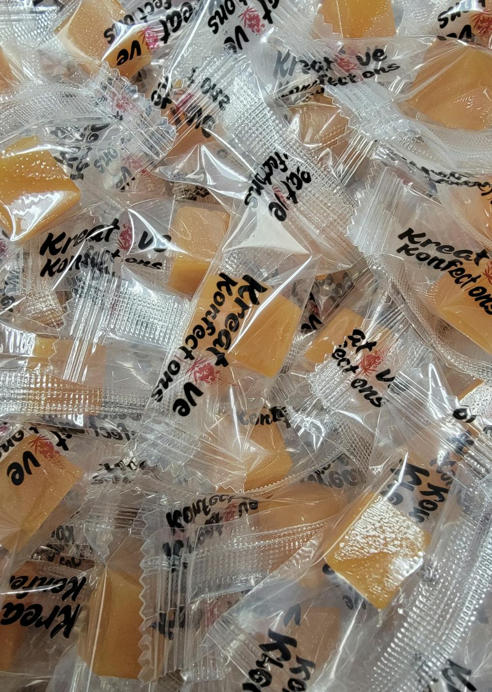 Karamels - Coffee 1:1 CBD (sat) | 10pk Soft Caramels | 100mgCBD | 100mgTHC | Kreative Konfections