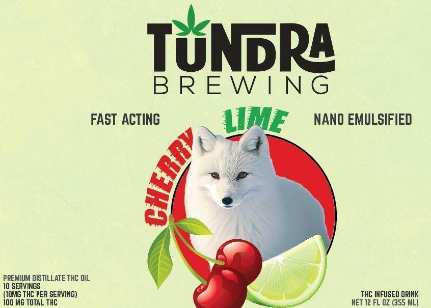 Cherry Lime (hyb) | Spritzer Drink | 100mgTHC | Tundra Brewing