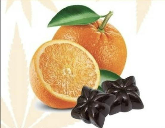 Arctic Stars – Orange – Dark Chocolate – 100mg THC – 10 Pack