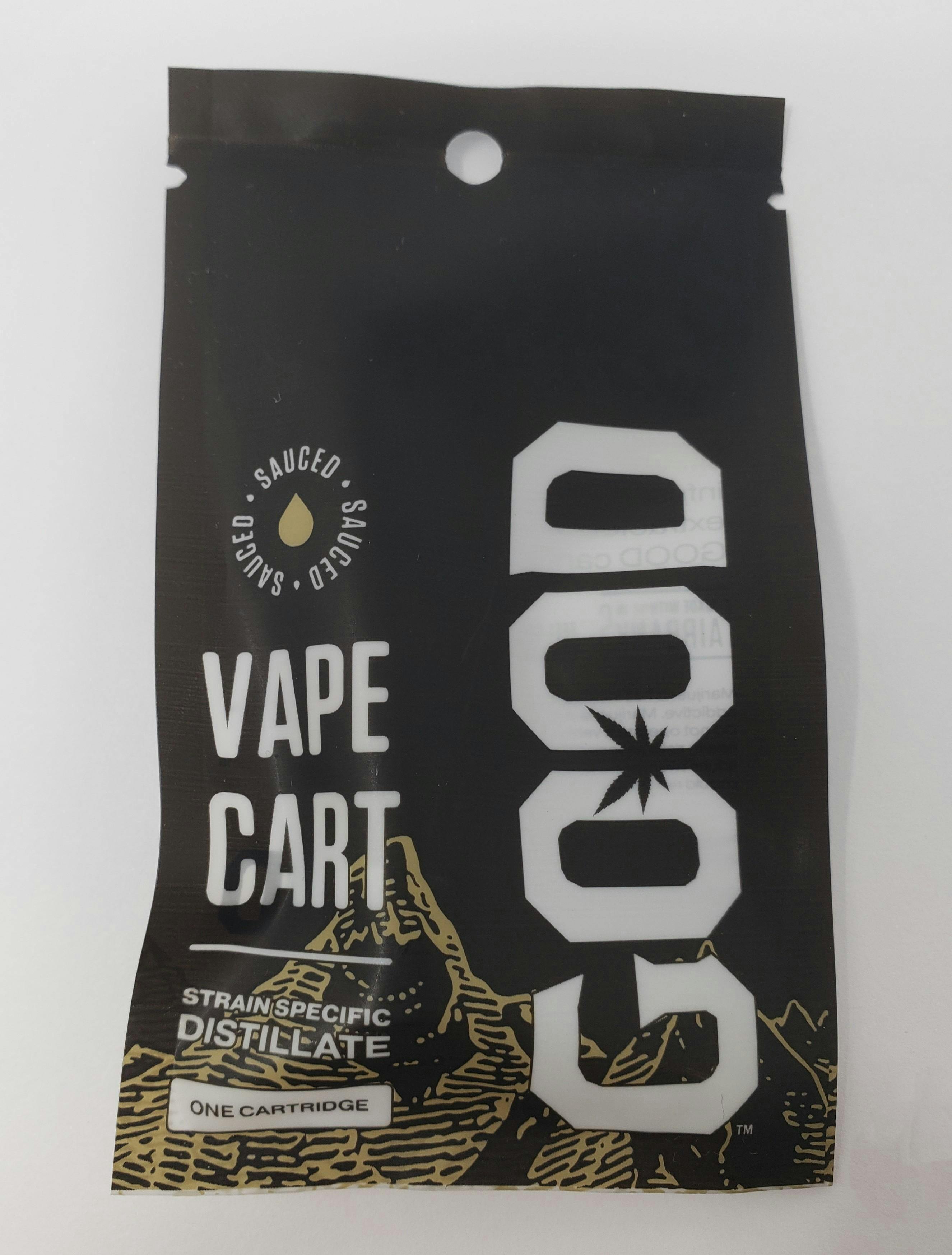 GOOD Night 2:1:1 THC:CBD:CBN | Distillate Cartridge | 44%THC | 22%CBD | 23%CBN | 2%Trp | GOOD
