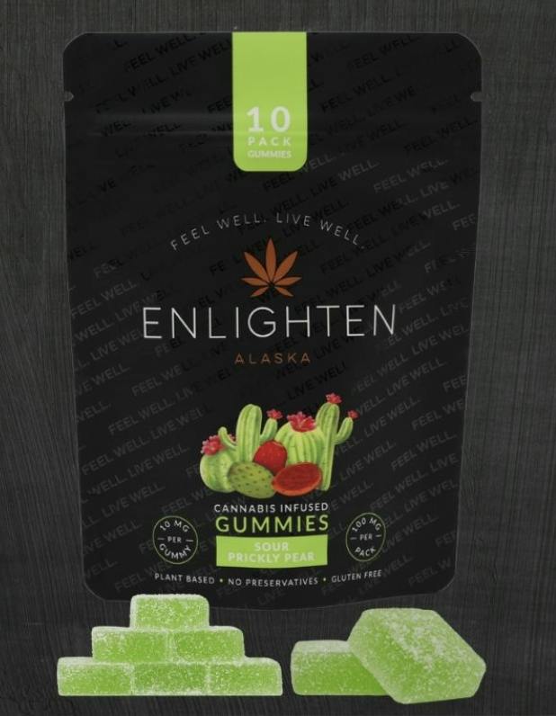 Sour Prickly Pear Gummies - 10 Pack (100mg)
