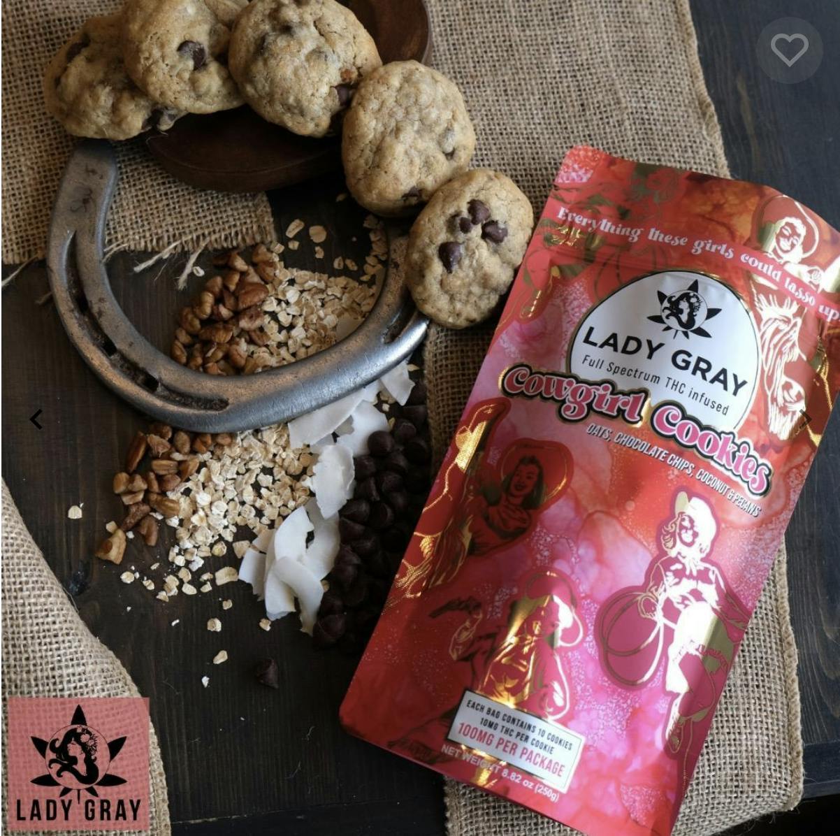 Lady Gray Medibles Cookies Cowgirl
