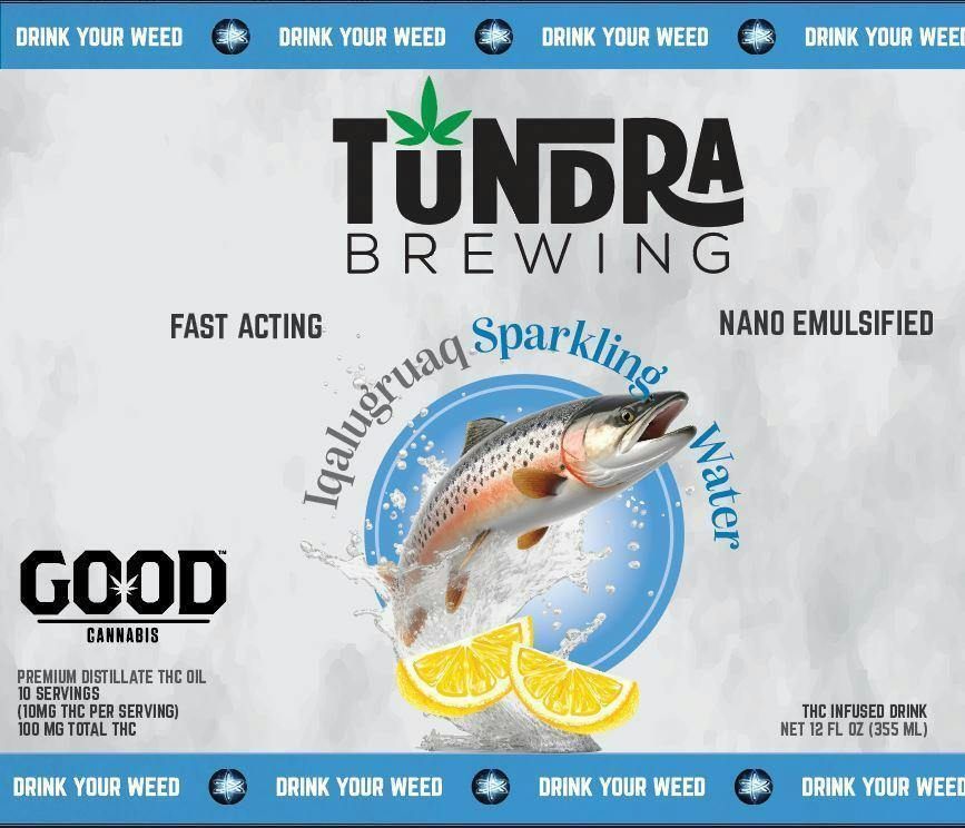 Lemon Sparkling Water (hyb) | Spritzer Drink | 100mgTHC | Tundra Brewing