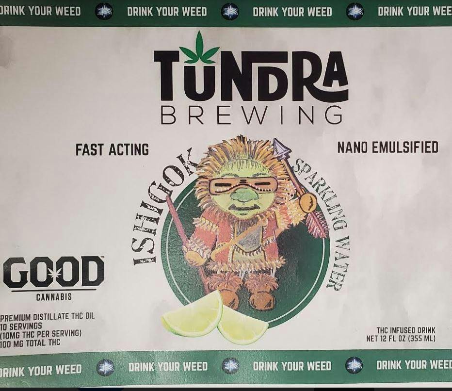 Lime Sparkling Water | Spritzer Drink | 100mgTHC | Tundra Brewing