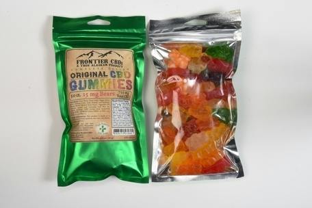 CBD Original Gummy Bears | 50ct | 15mgCBD | 750mgCBD Total | Frontier CBDs