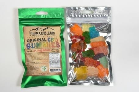CBD Original Gummy Bears | 20ct | 25mgCBD | 500mgCBD Total | Frontier CBDs