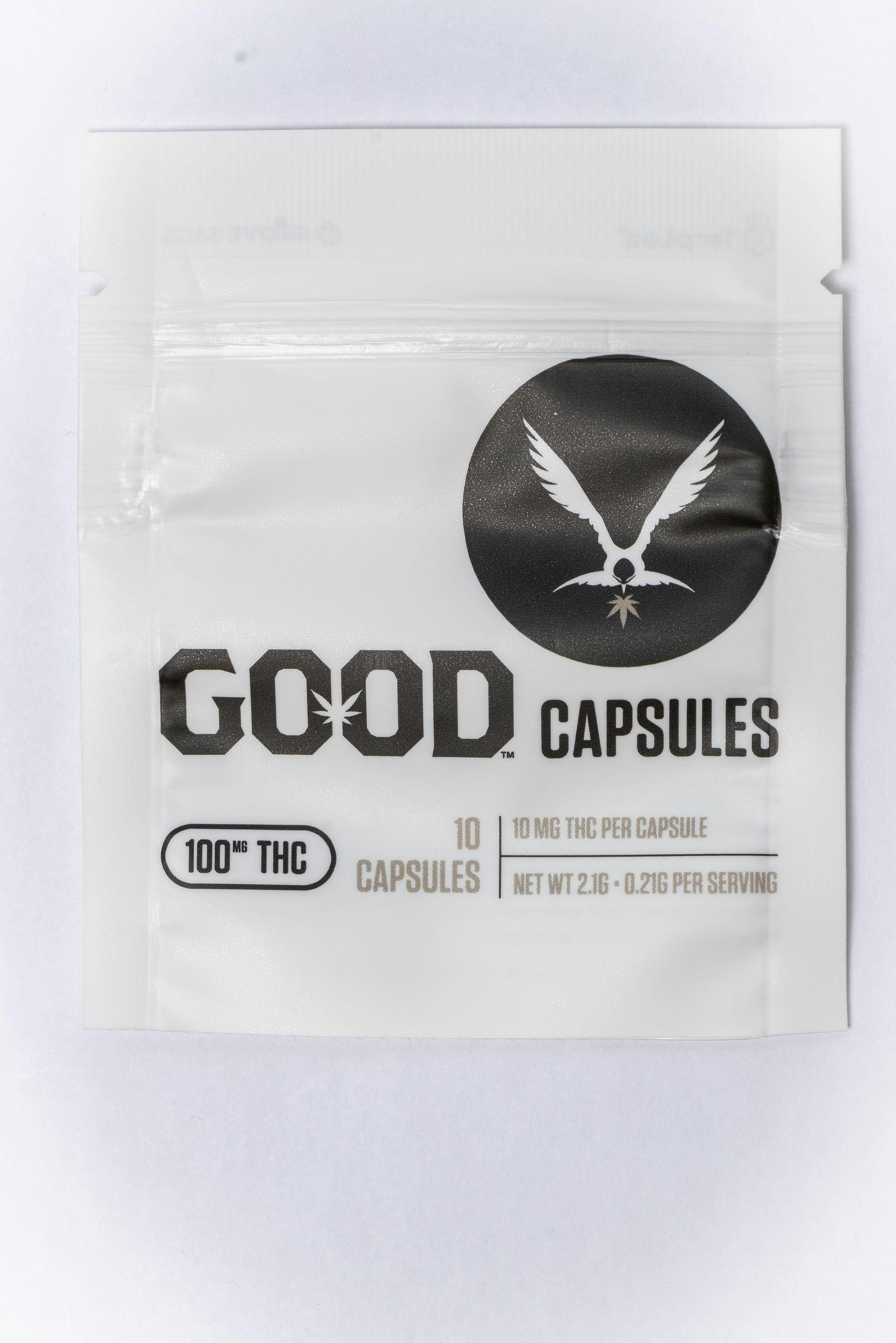 GOOD Capsules - Durban Poison (sat) | 10pk Full Spectrum Capsules | 100mgTHC | GOOD Cannabis