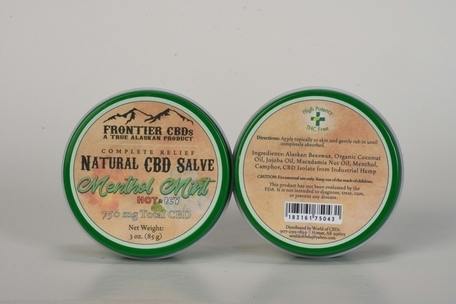 CBD Menthol Mint Natural Salve | 750mgCBD | Frontier CBDs