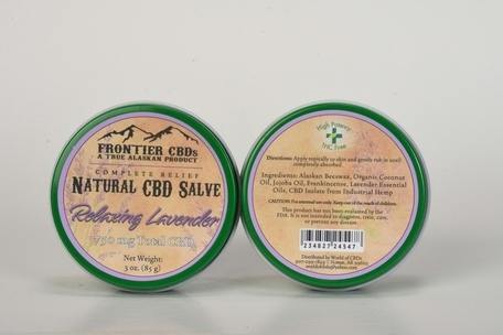 CBD Relaxing Lavender Natural Salve | 750mgCBD | Frontier CBDs