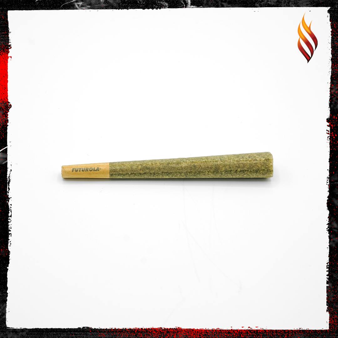 Multi-strain (hyb) | .75g Distillate + Kief Infused Preroll | 34.22%THC | Denali Fire Extracts