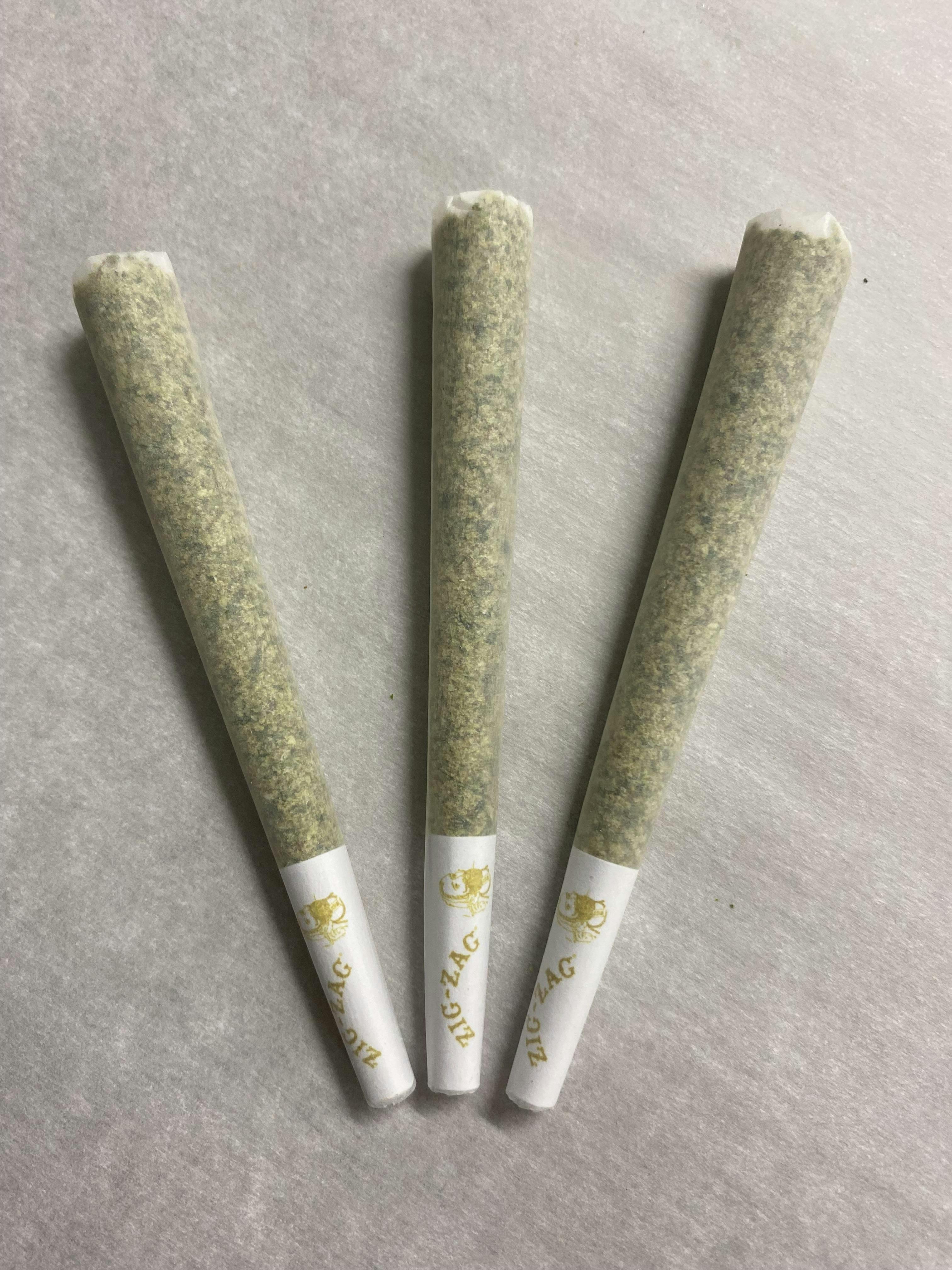 Lemon Ice Pucker (sat) | 1g Hand-Rolled Shatter Infused Preroll | 34.16%THC | 1.72%Terp | DDIII