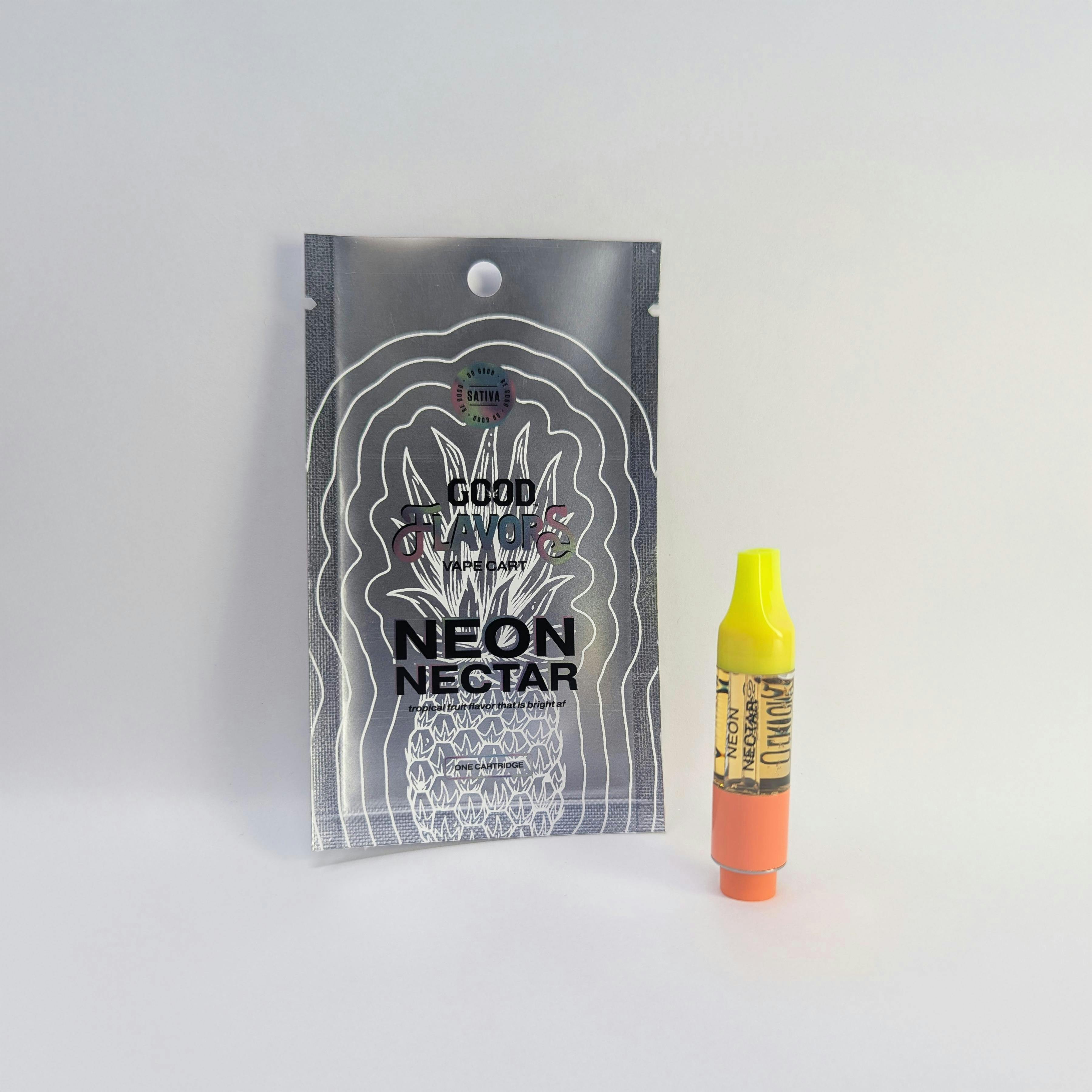 GOOD Flavors - Neon Nectar (sat) | Distillate Cartridge | 79.38%THC | GOOD Cannabis