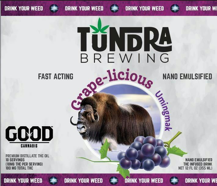Grape-licious | Spritzer Drink | 100mgTHC | Tundra Brewing