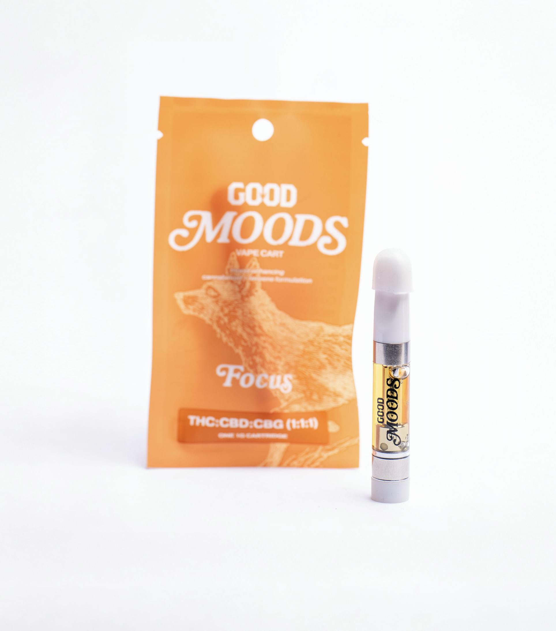Focus 1:1:1 THC:CBD:CBG | Distillate Cartridge | 31%THC | 31%CBD | 30%CBG | NT%Trp | GOOD Cannabis
