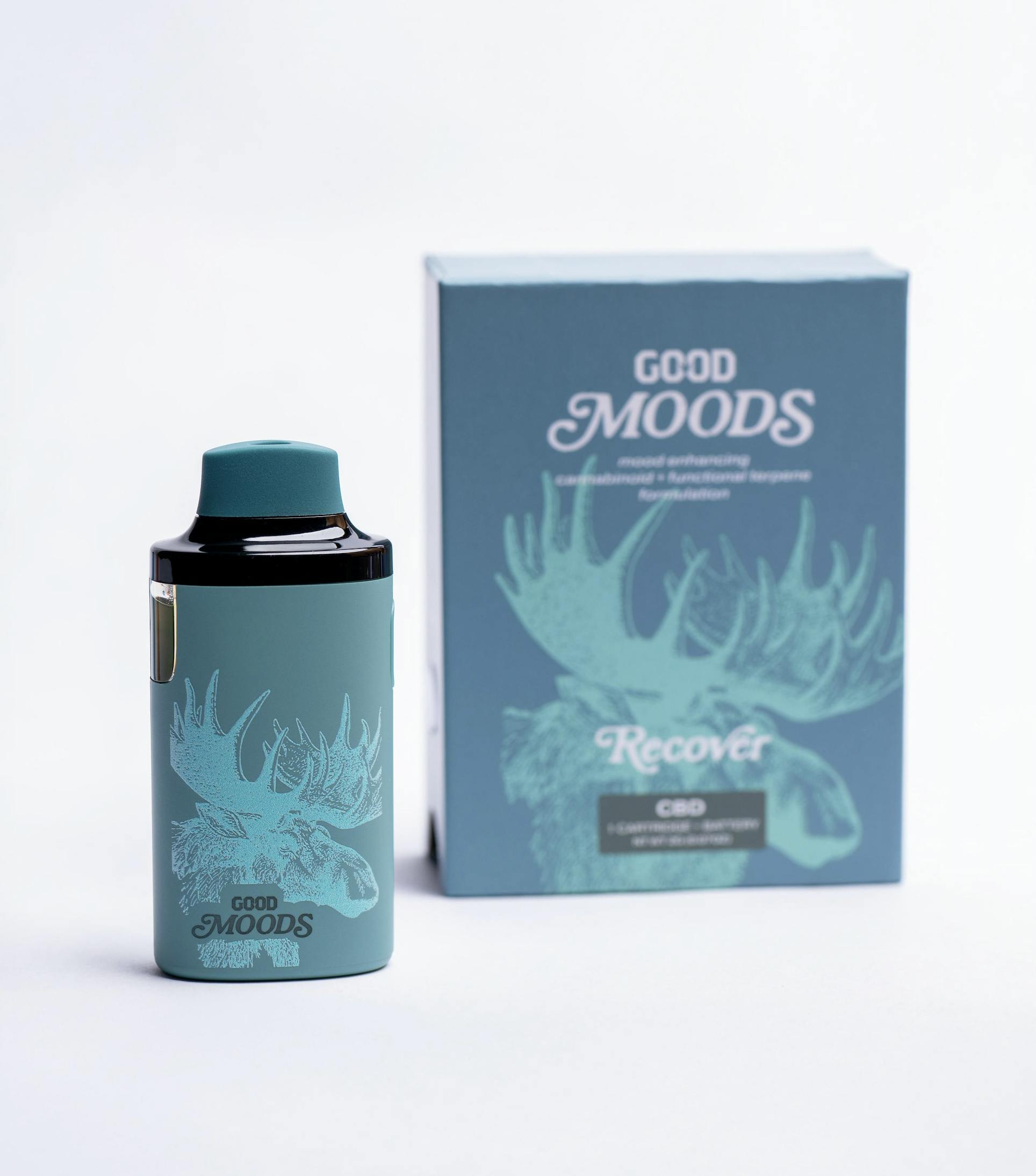 GOOD Moods Recover CBD (NO THC) | 2g Disposable | 1055mgCBD | GOOD Cannabis