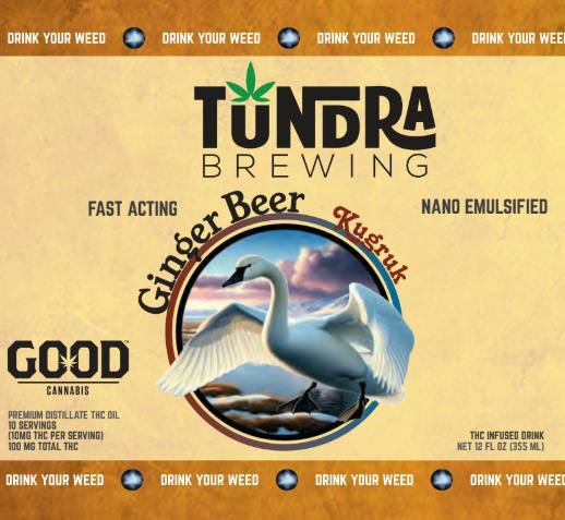 Ginger Beer | Spritzer Drink | 100mgTHC | Tundra Brewing