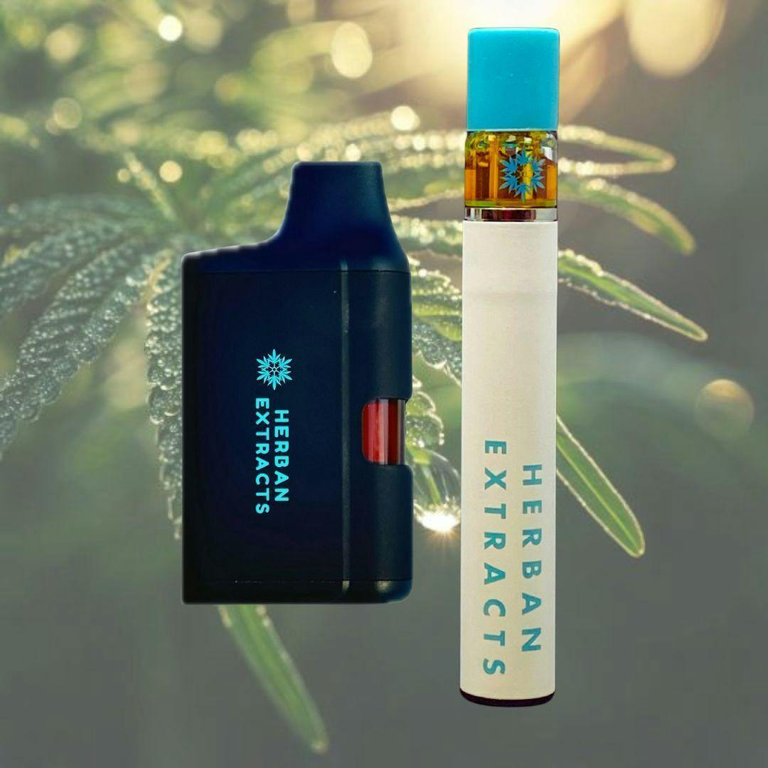 Glacier Grind (ind/d) | Distillate Disposable | 81.24%THC | 5.45%Terp | Herban Extracts