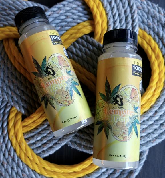 Lemon Drop (hyb) | Fast-Acting Drink | 100mgTHC | Lady Gray