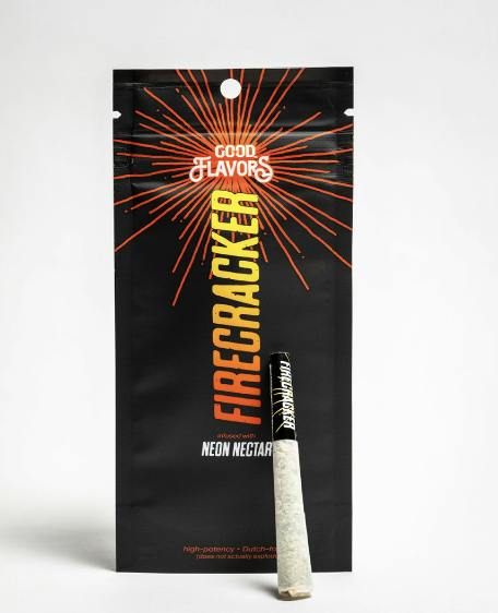 Firecracker Flavors - Neon Nectar (sat) | .6g Infused Preroll | 30.84%THC | GOOD Cannabis