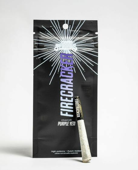 Firecracker Flavors - Purple Yeti (ind) | .6g Infused Preroll | 31.80%THC | GOOD Cannabis
