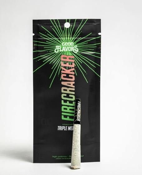 Firecracker Flavors - Triple Melon (hyb) | .6g Infused Preroll | 31.71%THC | GOOD Cannabis