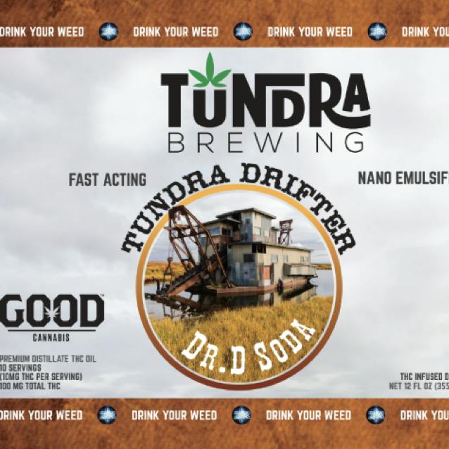 Tundra Drifter Dr. D (hyb) | Spritzer Drink | 100mgTHC | Tundra Brewing
