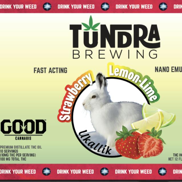 Strawberry Lemon Lime (hyb) | Spritzer Drink | 100mgTHC | Tundra Brewing