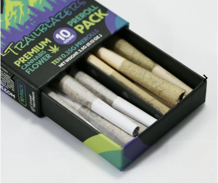 Trailblazers - Triple Fire OG 22% / White Truffle 25% | 10pk .35g Flower Prerolls | GNC