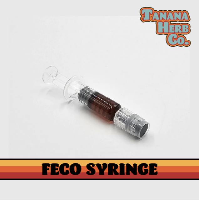 Mango Macaron (sat) | 1g Strain Specific FECO Syringe | 79.58%THC | 2.57%Terp | Tanana Herb Co.