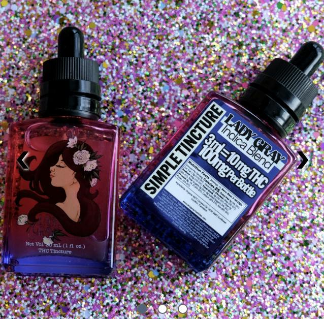 The Simple Tincture - Indica | 100mgTHC | Lady Gray
