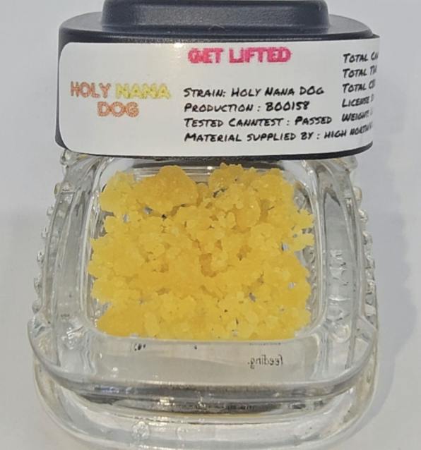 Holy Nana Dog (hyb) | Lifted Resin (Sugar Wax) | 84.13%THC | NT%Terp | Atlas Extracts